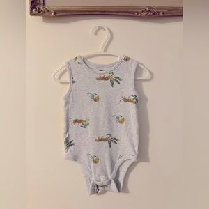 3/20 Old Navy Baby Jungle Cheetah Onesie Size 12 - 18 Months Unisex Onesie